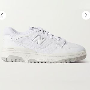 New balance 550 mesh-trimmed leather sneakers